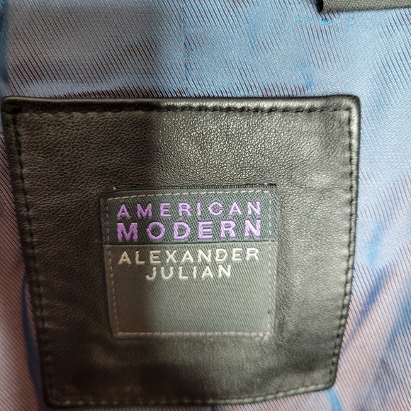 ALEXANDER JULIAN Genuine Leather Jacket Medium - Picture 3 of 11